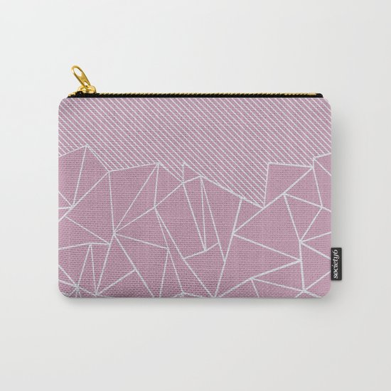 Ab Lines 45 Pink Carry-All Pouch