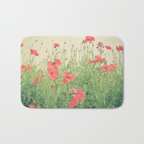 Sea of Red Bath Mat