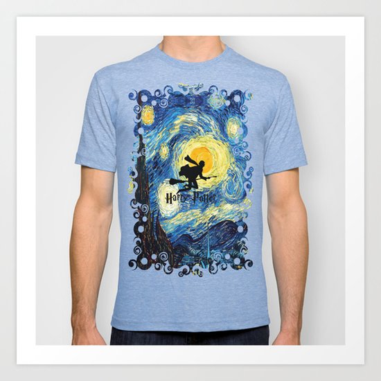 Young wizzard abstract art painting iPhone 4 4s 5 5c, ipod, ipad, pillow case, tshirt and mugs Art Print
