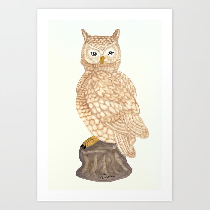 Hoot Owl Art Print