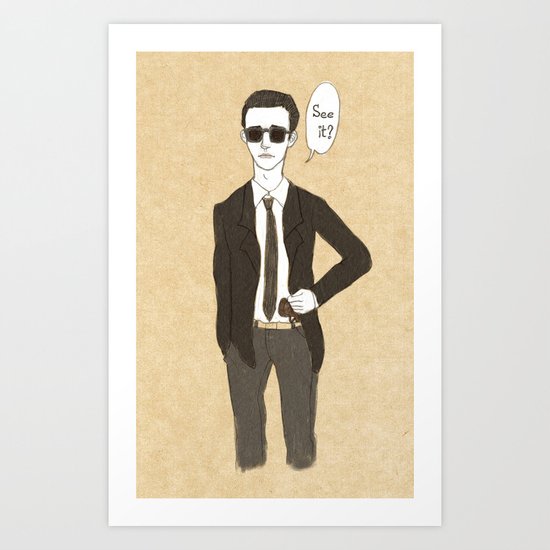 Bank dance #1-2 Art Print