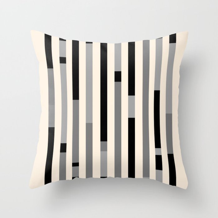 Black cream hotsell throw pillows
