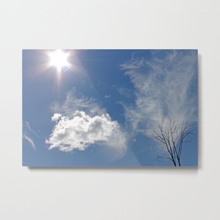 Clouds, Sun, Sky Metal Print