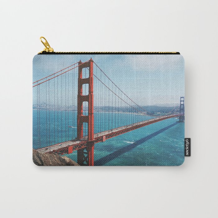 Golden Gate Bridge, San Francisco, California, Road Trip Carry-All Pouch