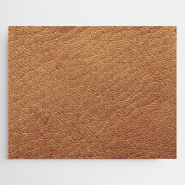 Modern Brown Gold Leather Collection Jigsaw Puzzle