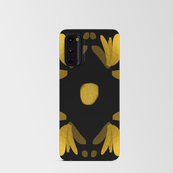 Yellow abstraction Android Card Case