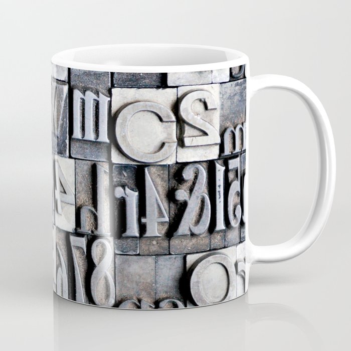 Letterpress Coffee Mug