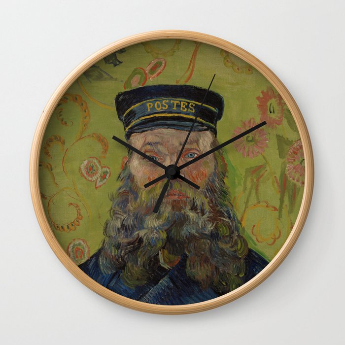 The Postman (Joseph-Étienne Roulin) Wall Clock