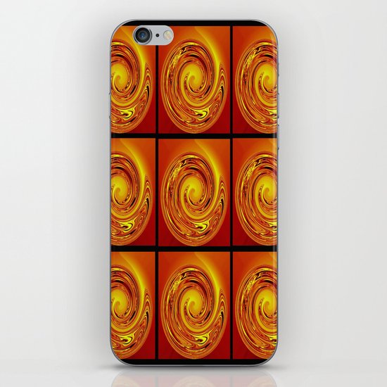 Abstract Collage Orange Art. iPhone & iPod Skin