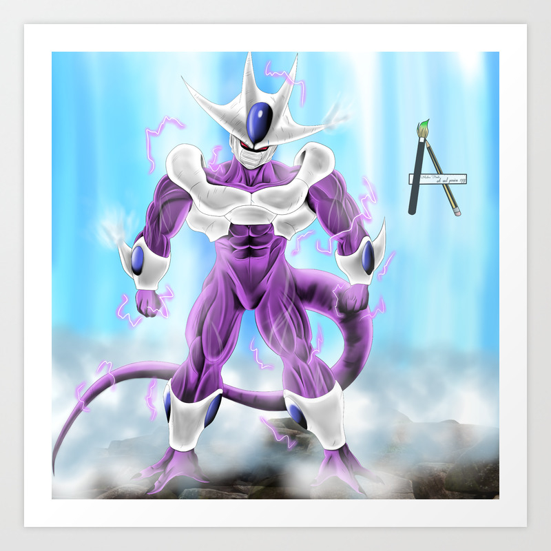 Cooler Final Form Dragonball Art Print By Andrea93conte Society6