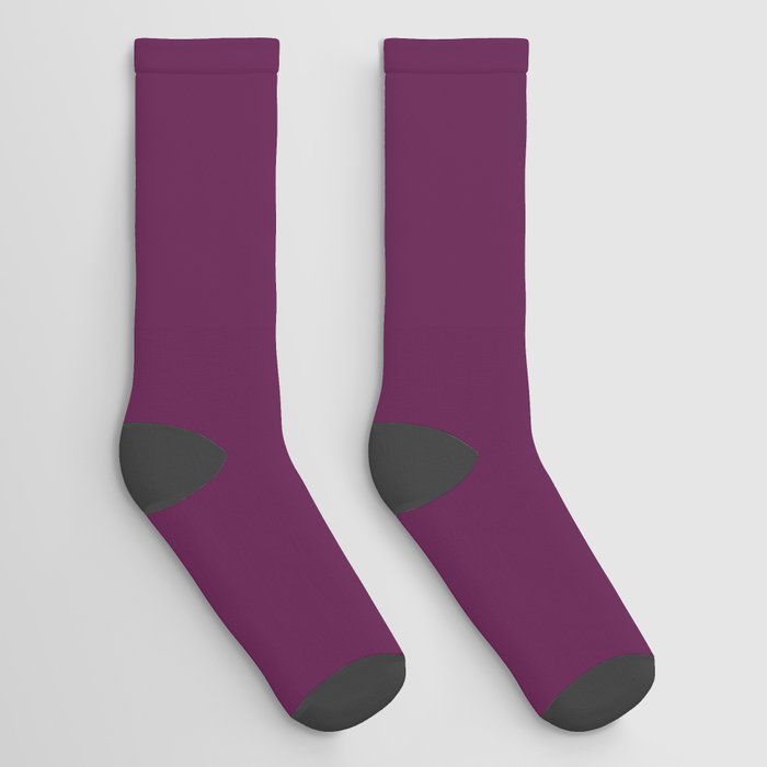 Violet Carmine Socks