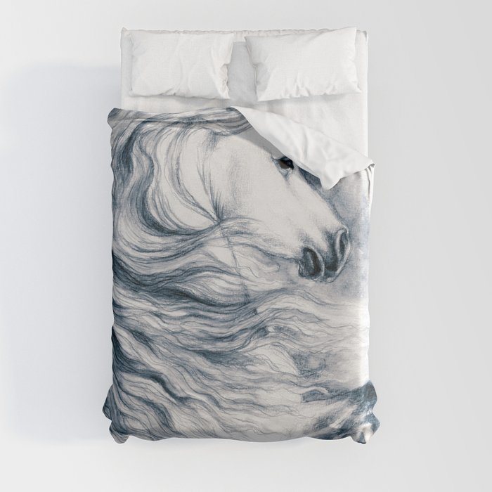 Andalusian Horse Duvet Cover