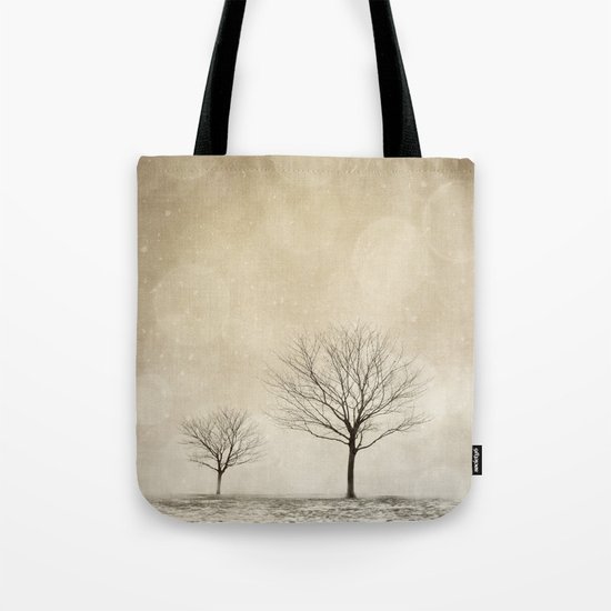 Snow Bokeh Wonderland Tote Bag