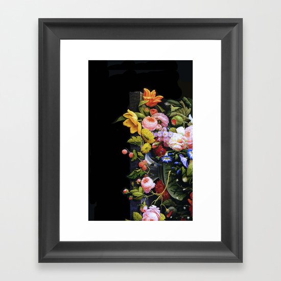 Victorian Flowers&Fruits Framed Art Print