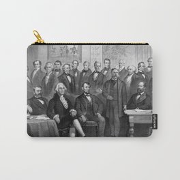 Our Presidents 1789 - 1881 Carry-All Pouch | Presidents, Americanhistory, Drawing, Andrewjackson, Thomasjefferson, People, Uspresidents, Georgewashington, Usgrant, Political 