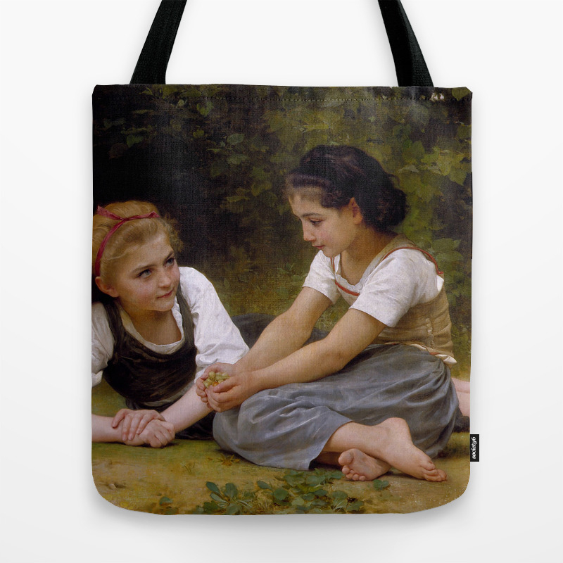 William Adolphe Bouguereau The Nut Gatherers Tote Bag By Alexandra Arts Society6