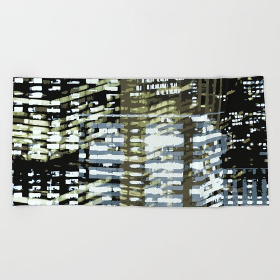 Night City 2 Beach Towel