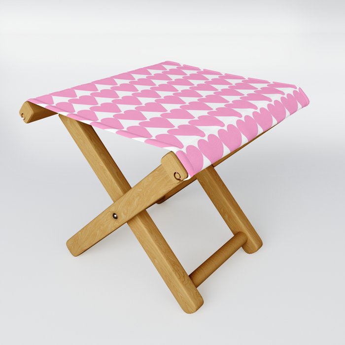 Heart and love 39 Folding Stool