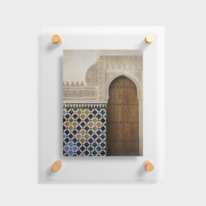 Alhambra Door Floating Acrylic Print