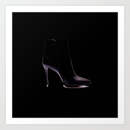 black shoes Art Print