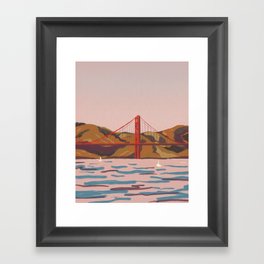 Golden Gate Bridge Framed Art Print