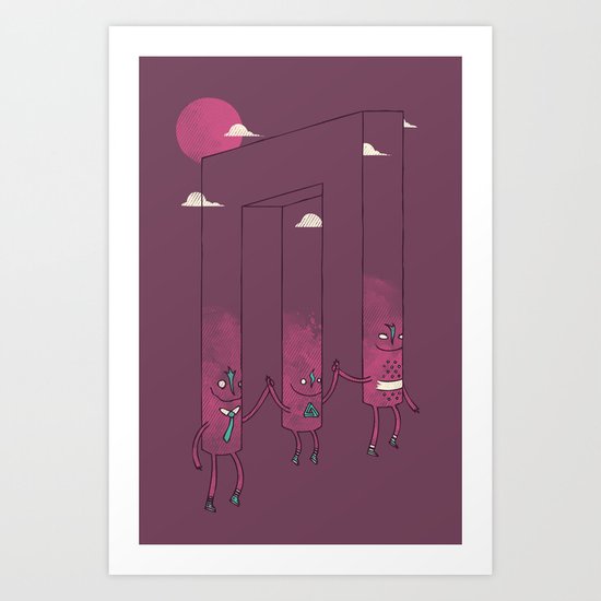 The Belvederes Art Print