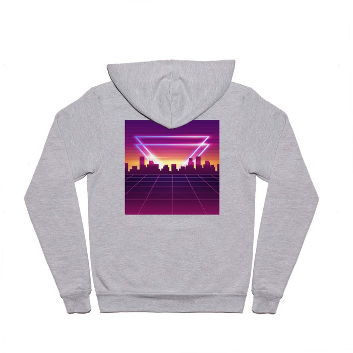 Future Cityscape Synthwave Hoody