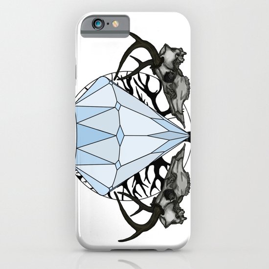 Diamond and skulls iPhone & iPod Case