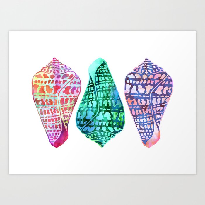 SEASHELL LOVE II Art Print