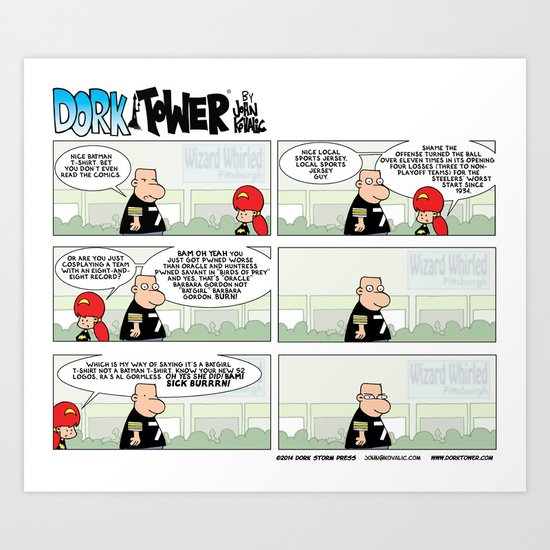 Sick BURRRN! Art Print