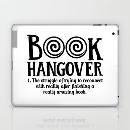 Funny Book Hangover Definition Laptop Skin