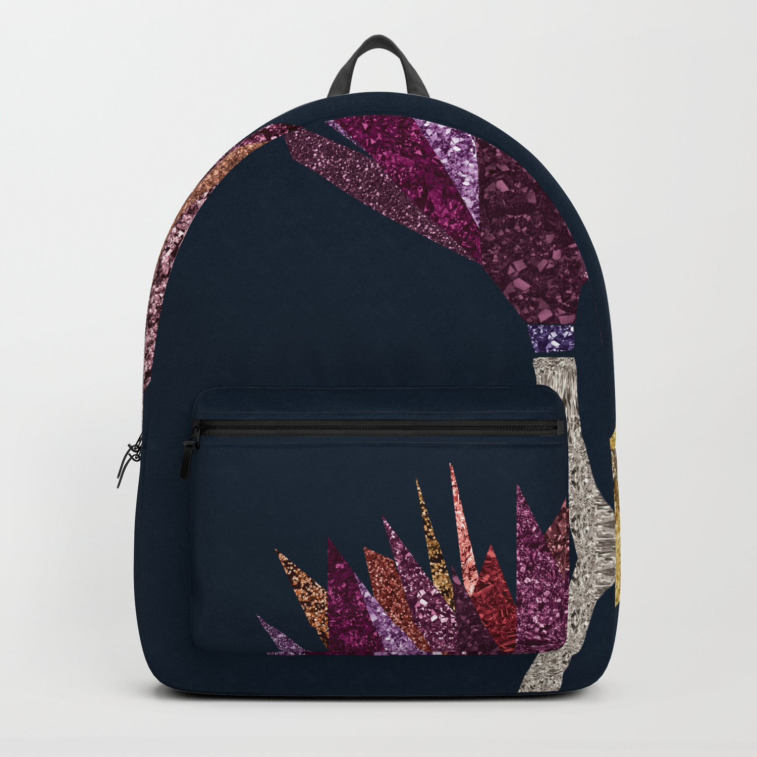 purple flower backpack
