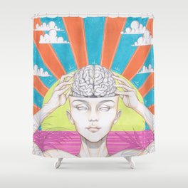Brain Change Shower Curtain