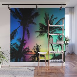 California Palm Trees Dream Wall Mural