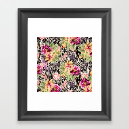 TROPICAL FUSION Framed Art Print