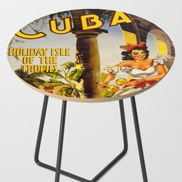 Cuba Holiday Isle of the Tropics Side Table