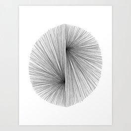 Mid Century Art Prints Society6 Mid Century Modern Geometric Abstract Radiating Lines Art Print