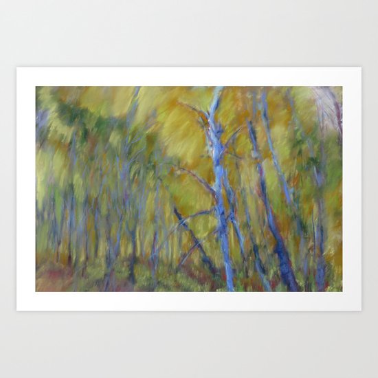 Blue Grove Art Print