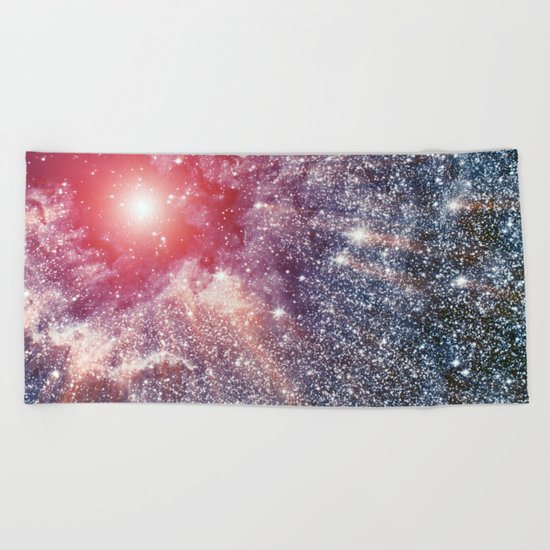 Nebula Beach Towel