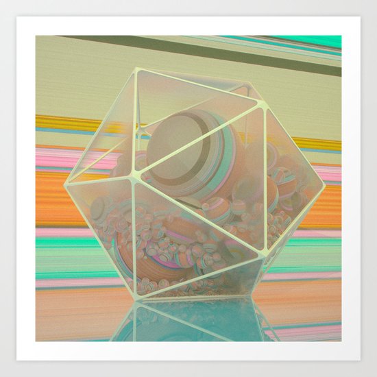 LOCKED IN / KICKED OUT (everyday 12.29.16) Art Print