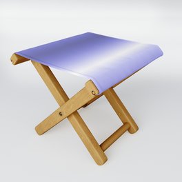Periwinkle Blue Gradient Color Background-Ombre Pattern Folding Stool