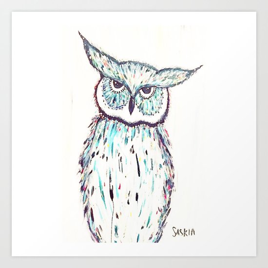 Havin' a Hoot Art Print