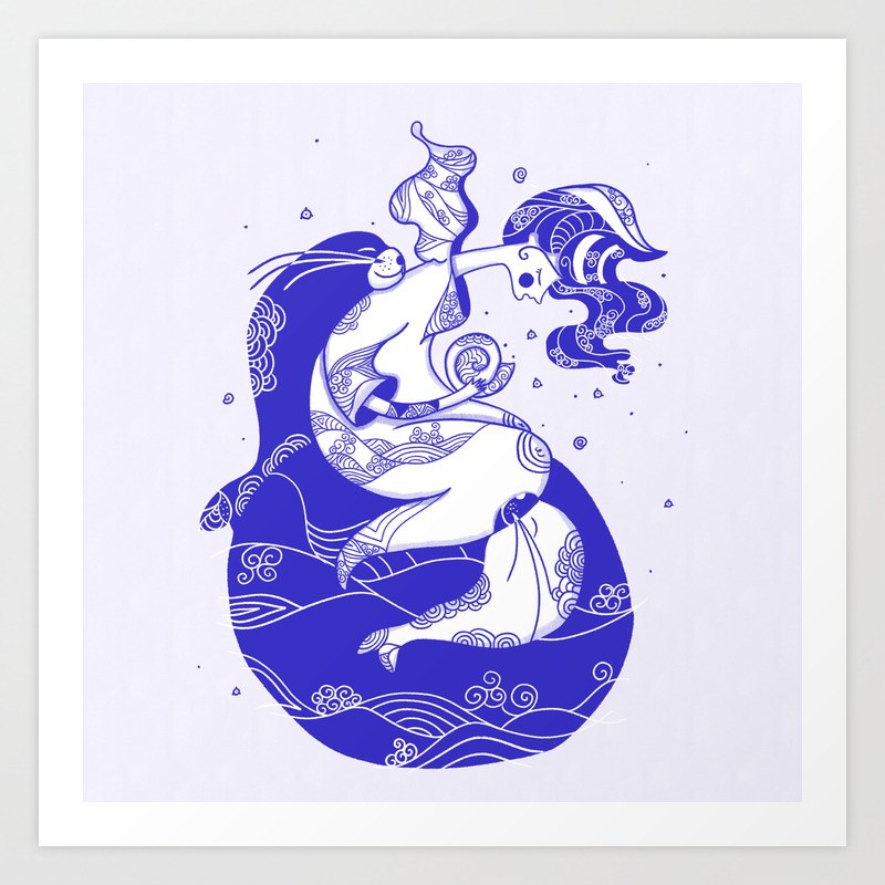 Saoirse Song Of The Sea Art Print By Luna Studio Society6