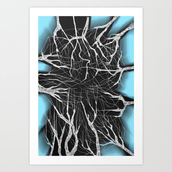 SkyShadows Art Print