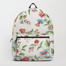 Vintage Wildflowers Painting  Backpack