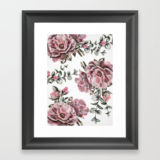 Summer Roses II Framed Art Print