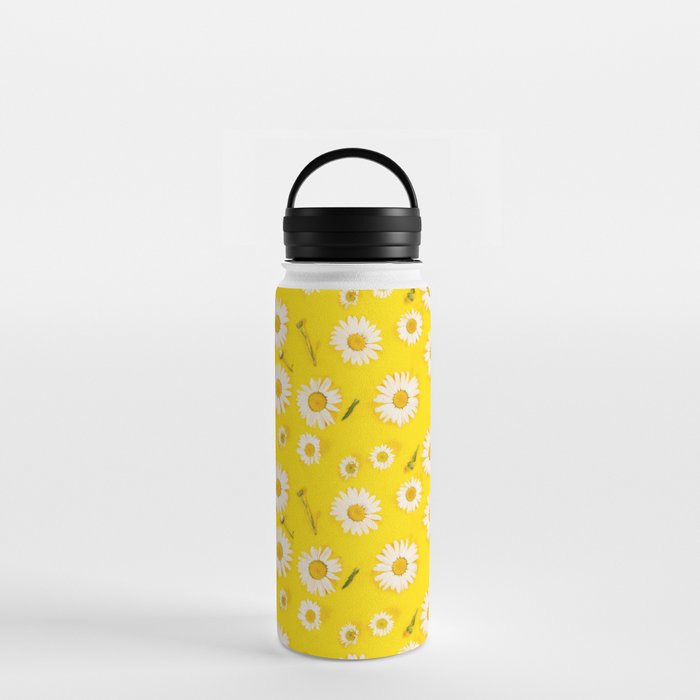 Yellow Pattern Water Bottle