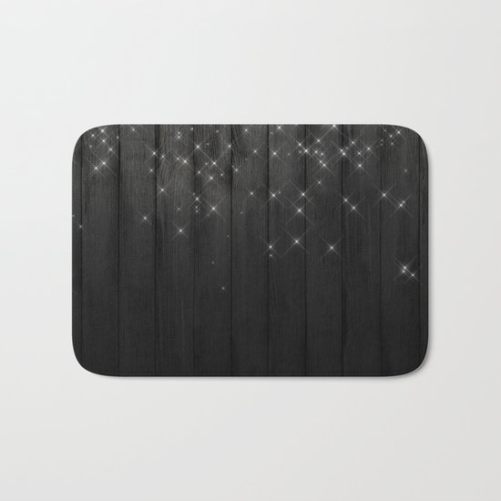 Fairy Lights on Wood 05 Bath Mat