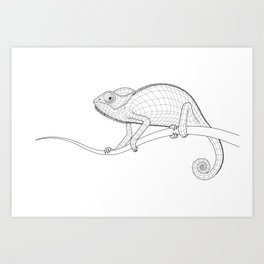 The Chameleon Art Print