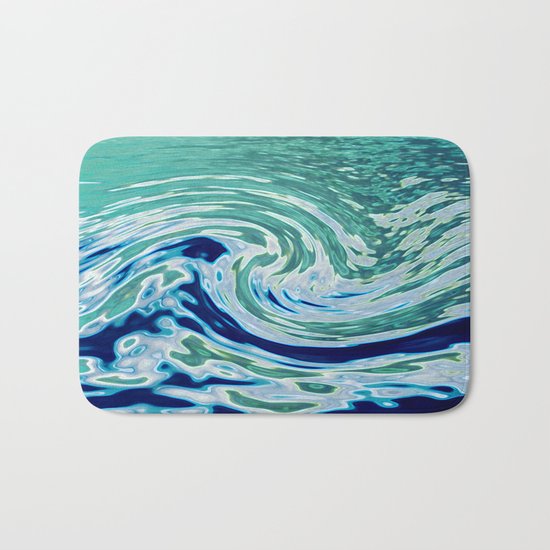 OCEAN ABSTRACT 2 Bath Mat